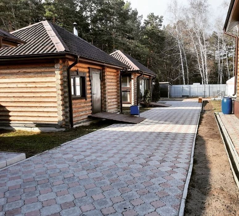 Баня на дровах из сруба