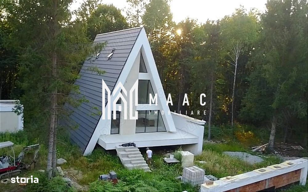 Cabană tip A frame | 3 camere |  Zona Turistică Porumbacu de Sus