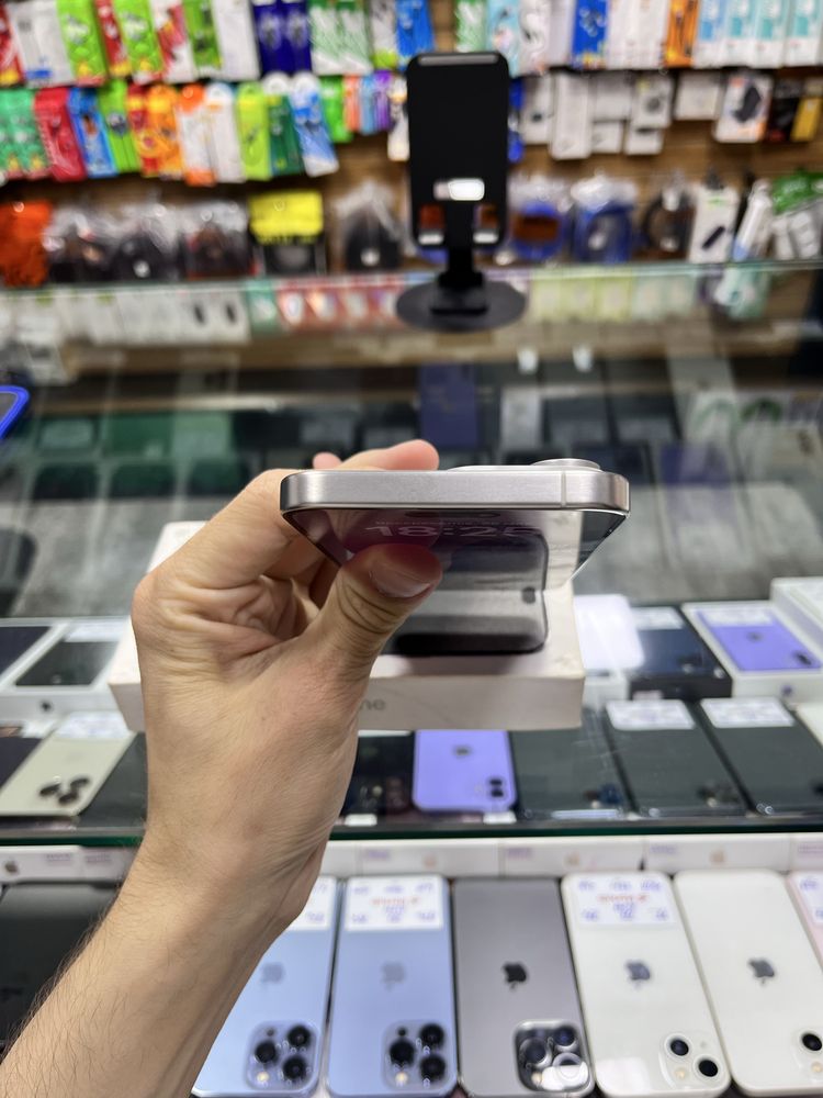 Iphone 15 Pro Max 256gb 94% White sim - halol nasiya savdoga va naqdga