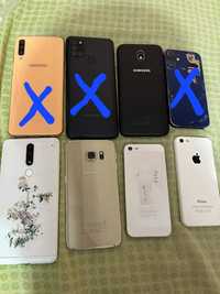 Телефони за части Samsung, iPhone...
