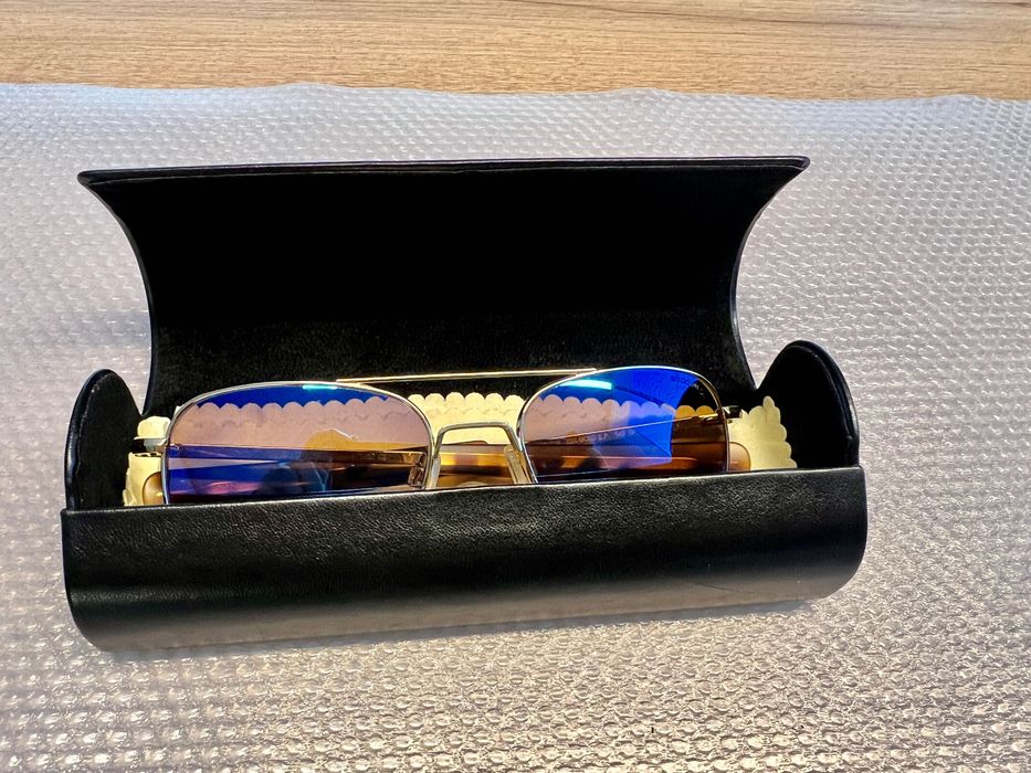 Ochelari Soare Randolph Aviator - 23K Gold & Northern Lights