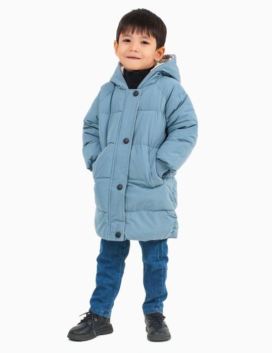 Детская куртка 4-9 лет пуховик зимний для девочек и мальчиков зимний