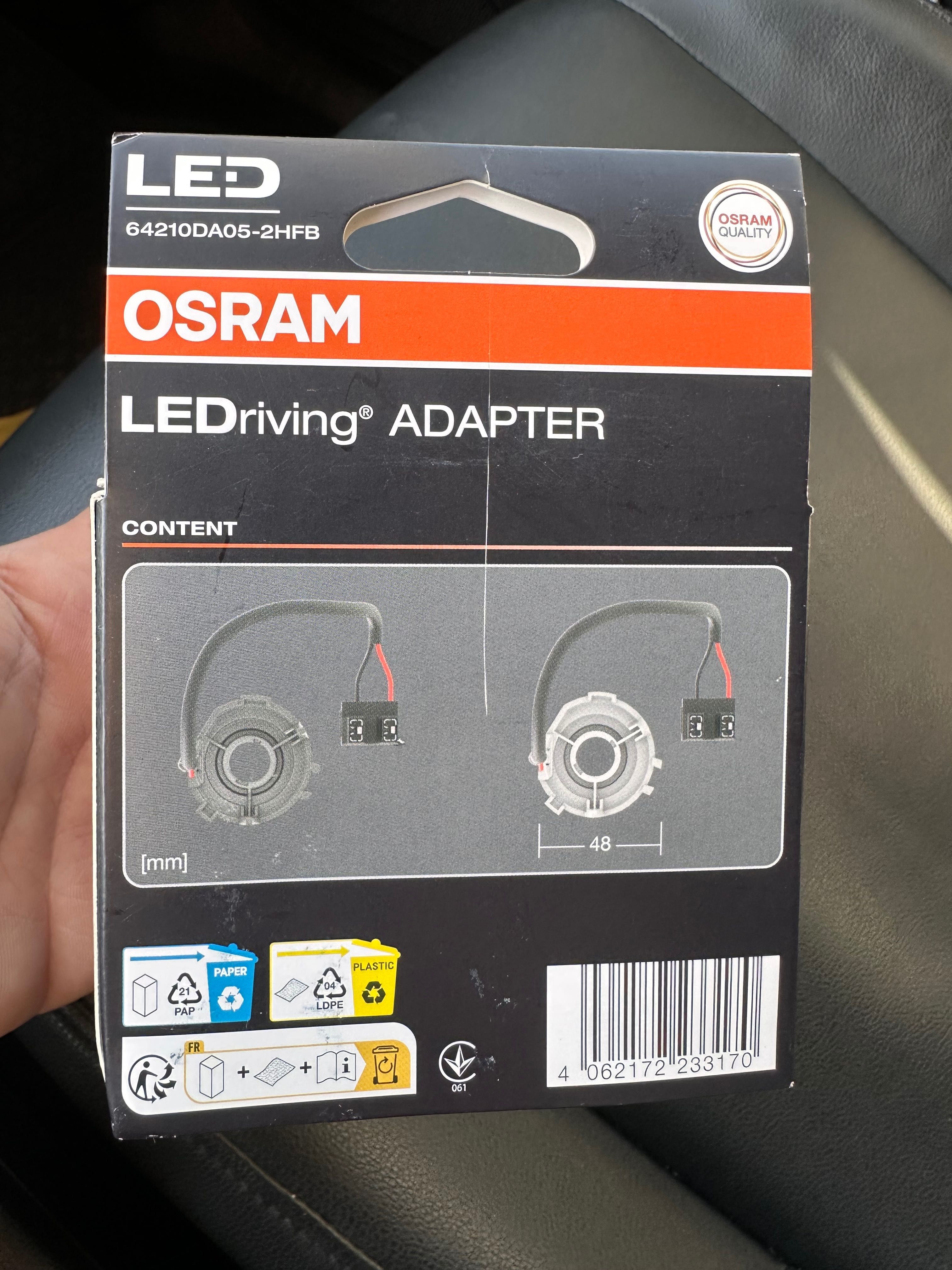 Adaptoare Led OSRAM, pentru noile leduri H7 gen1, gen2, smart breaker