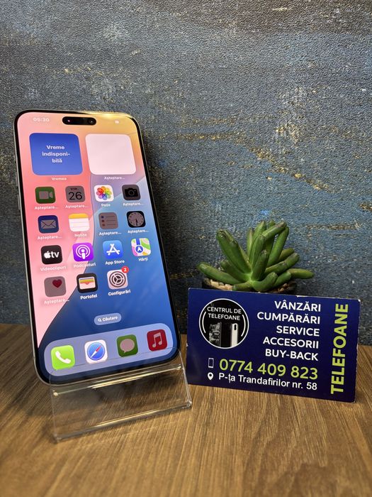 Iphone 15 Pro Max/256Gb/Garantie 2Ani Centrul de Telefoane/Rate