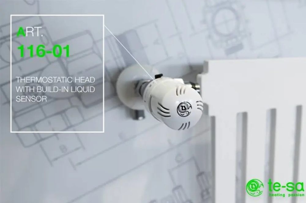 Угловой термостатический комплект для радиатора