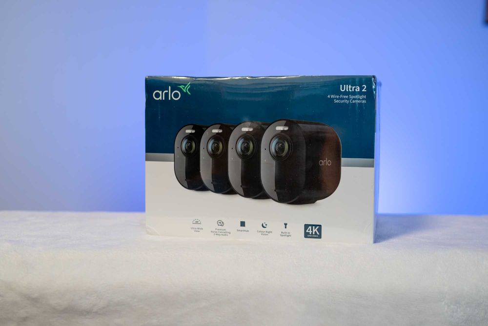 Kit 4 camere supraveghere wireless -Arlo Pro Ultra 2 (4K, SmartHub)