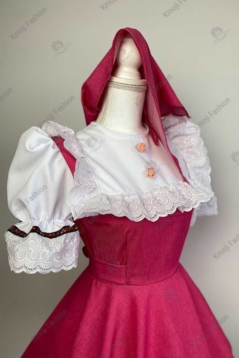 Costum Masha Lux - Masha și Ursul Adult/Animatie copii/Carnaval