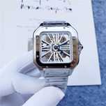 Мъжки кварцов часовник Cartier Santos de Cartier Skeleton