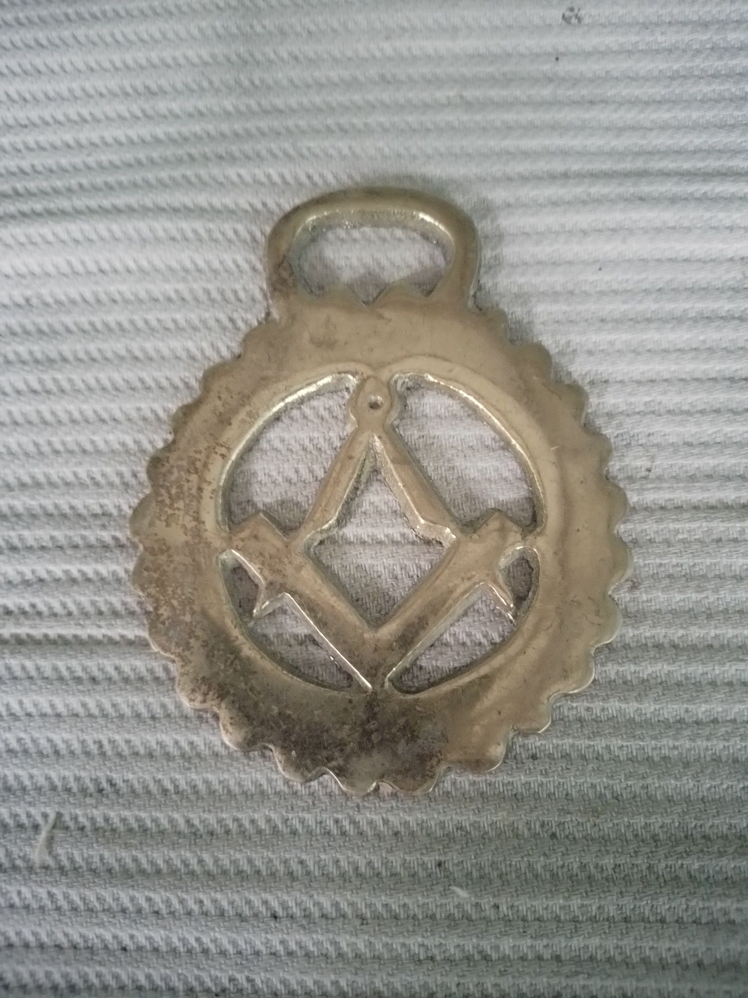 Medalion accesoriu colan masonic bronz