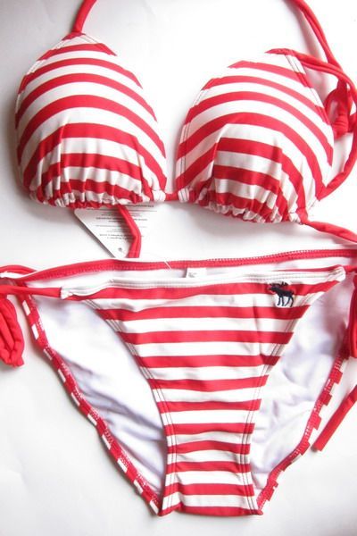 Costum de baie Abercrombie red -Promotie ! 55 ron