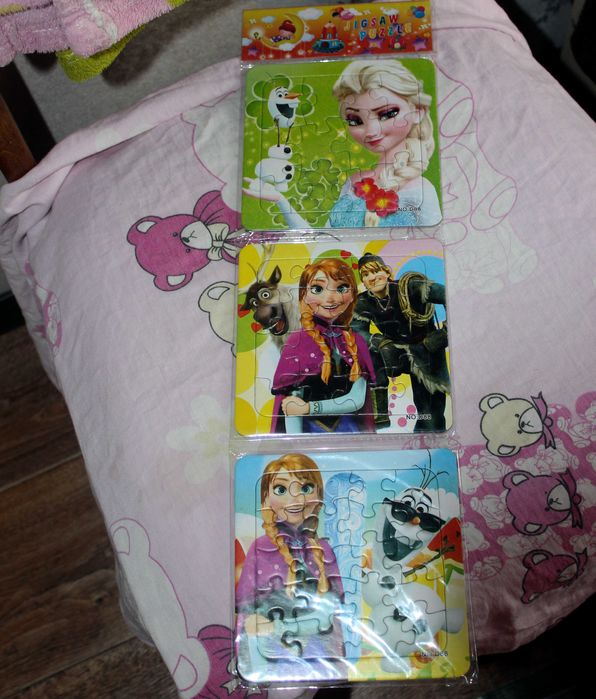 все новое! пазл, аппликация, формочки для пласт, цветн. песка