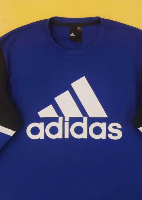 Bluza/Bigmen Adidas three stripes royal blue