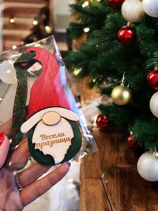 Коледна топка със снимка или надпис