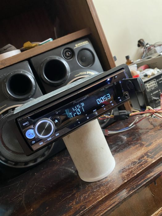 PIONEER DEH-S520BT - ВИСОК КЛАС- USB Bluetooth CD Радио плеър сд кола