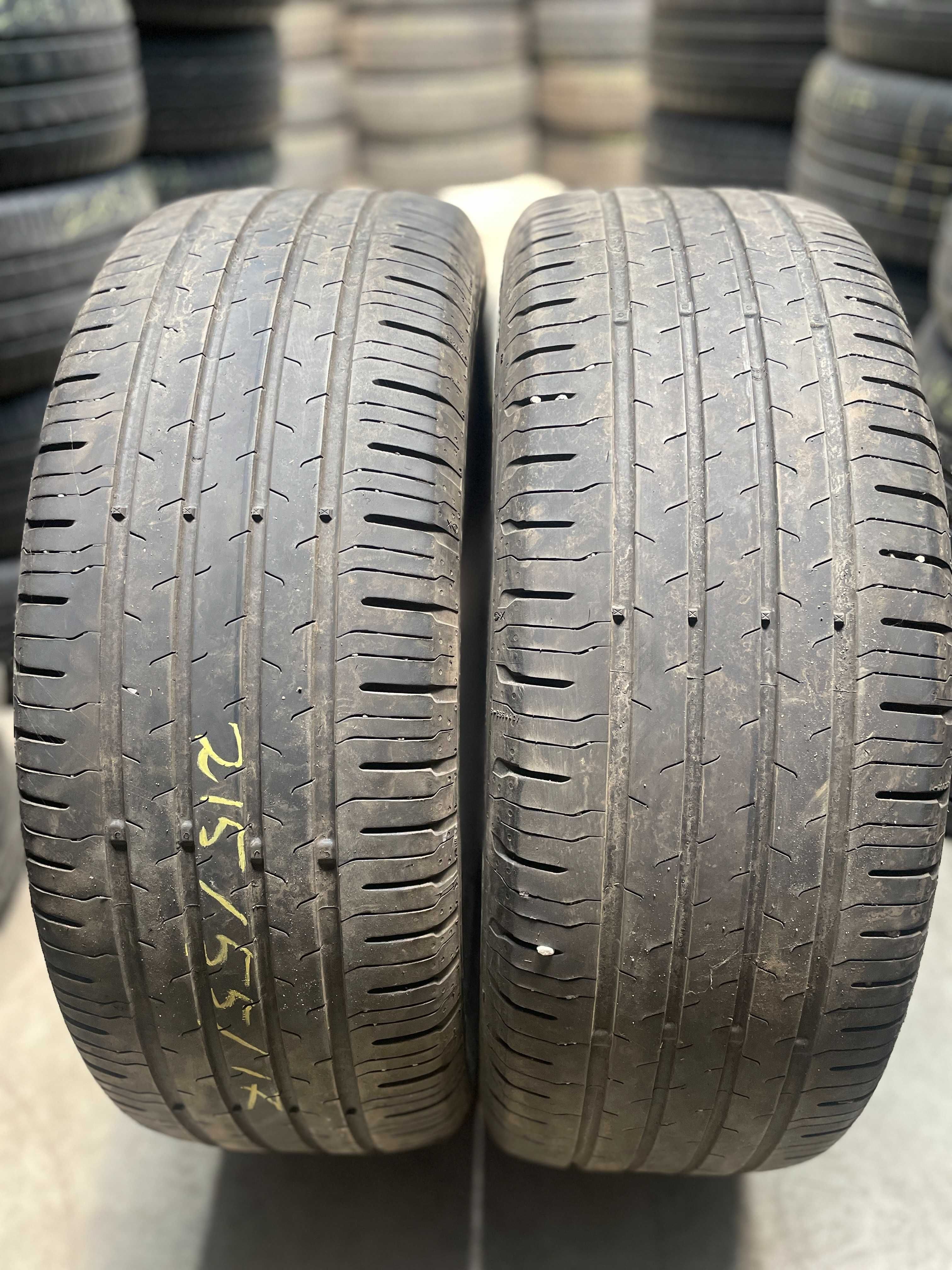2x 215 55 17 Continental Ecocontact 6