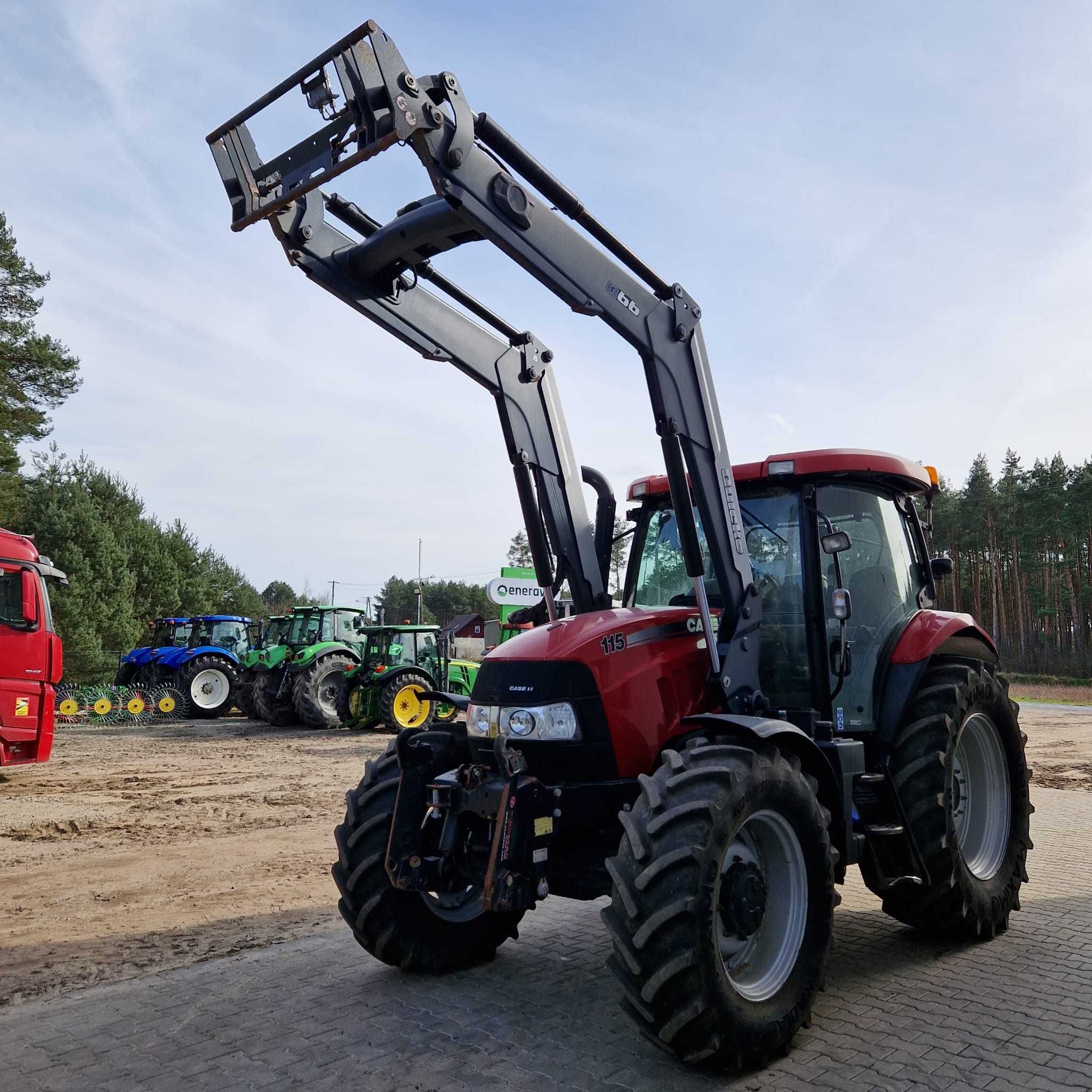 Case Maxxum 115 plus incarcator Quicke