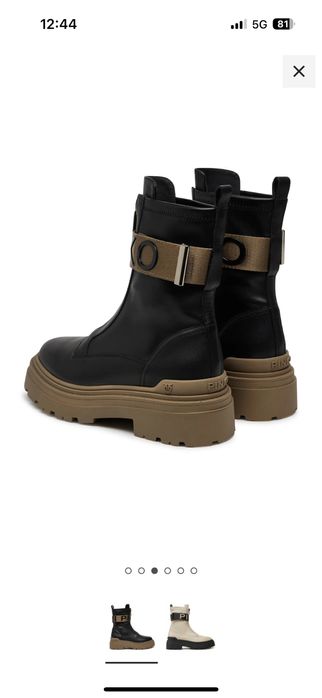 Боти естествена кожа PINKO