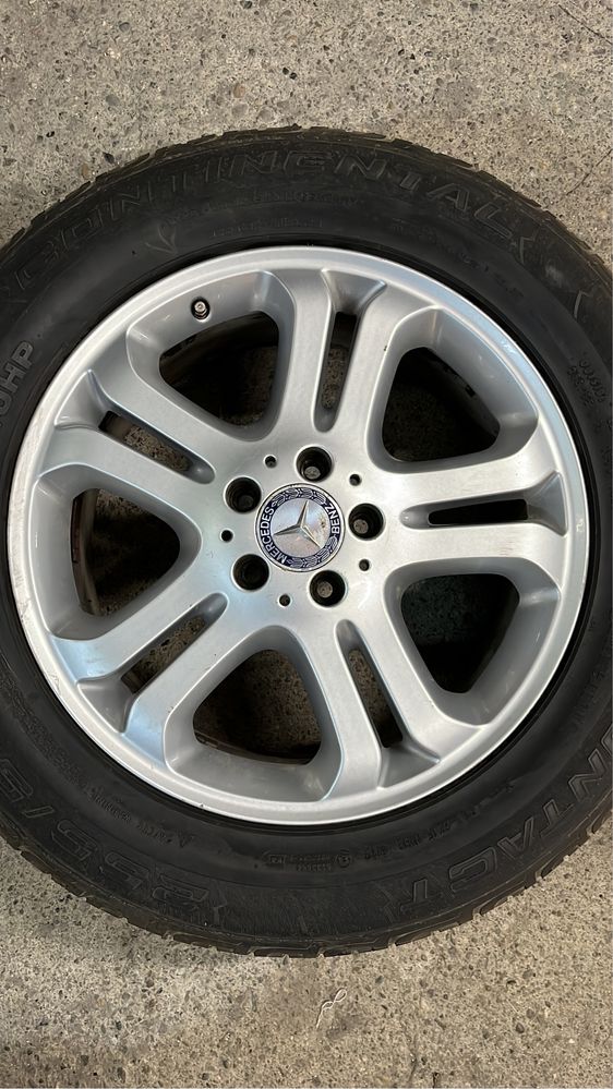 Roti  255 55 18 jante ORIGINALE MERCEDES aliaj cu anvelope ML