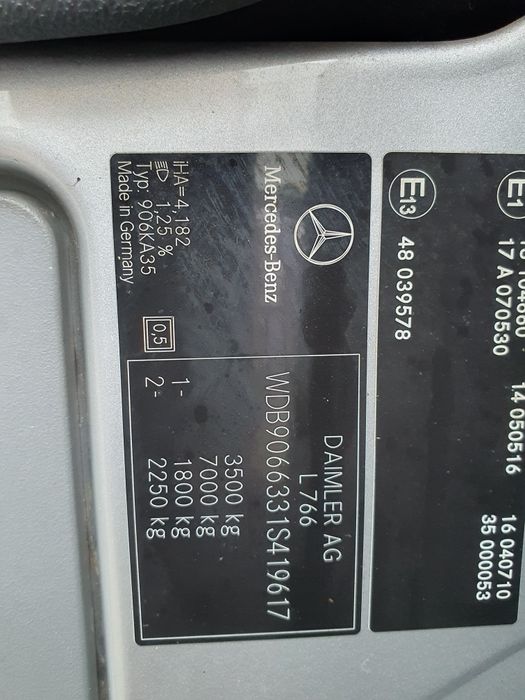 Mercedes Sprinter 319 cdi 190cai