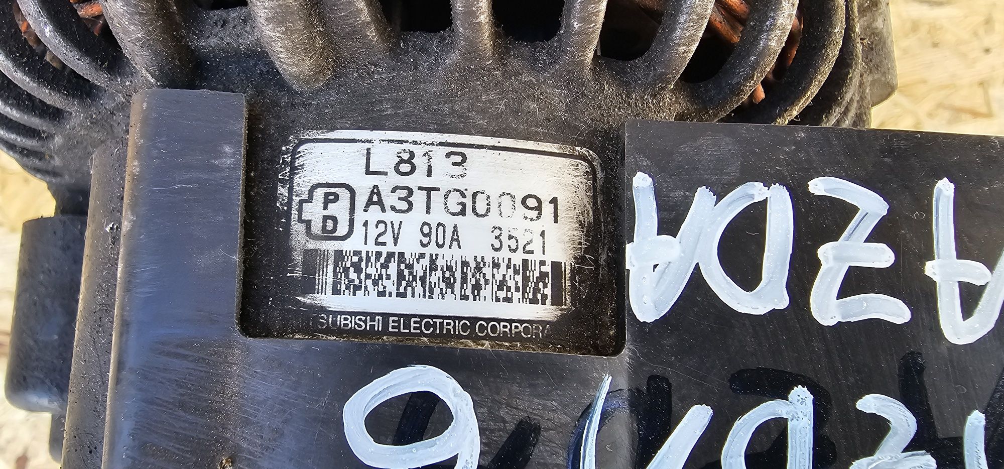 Alternator Mazda 6 Original cod: A3TG0091, 90A