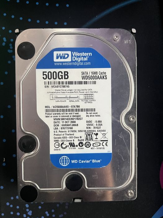 HDD 500Gb WD Blue