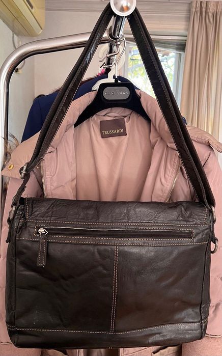 Сумка   из Натуральной кожи  Коричневая