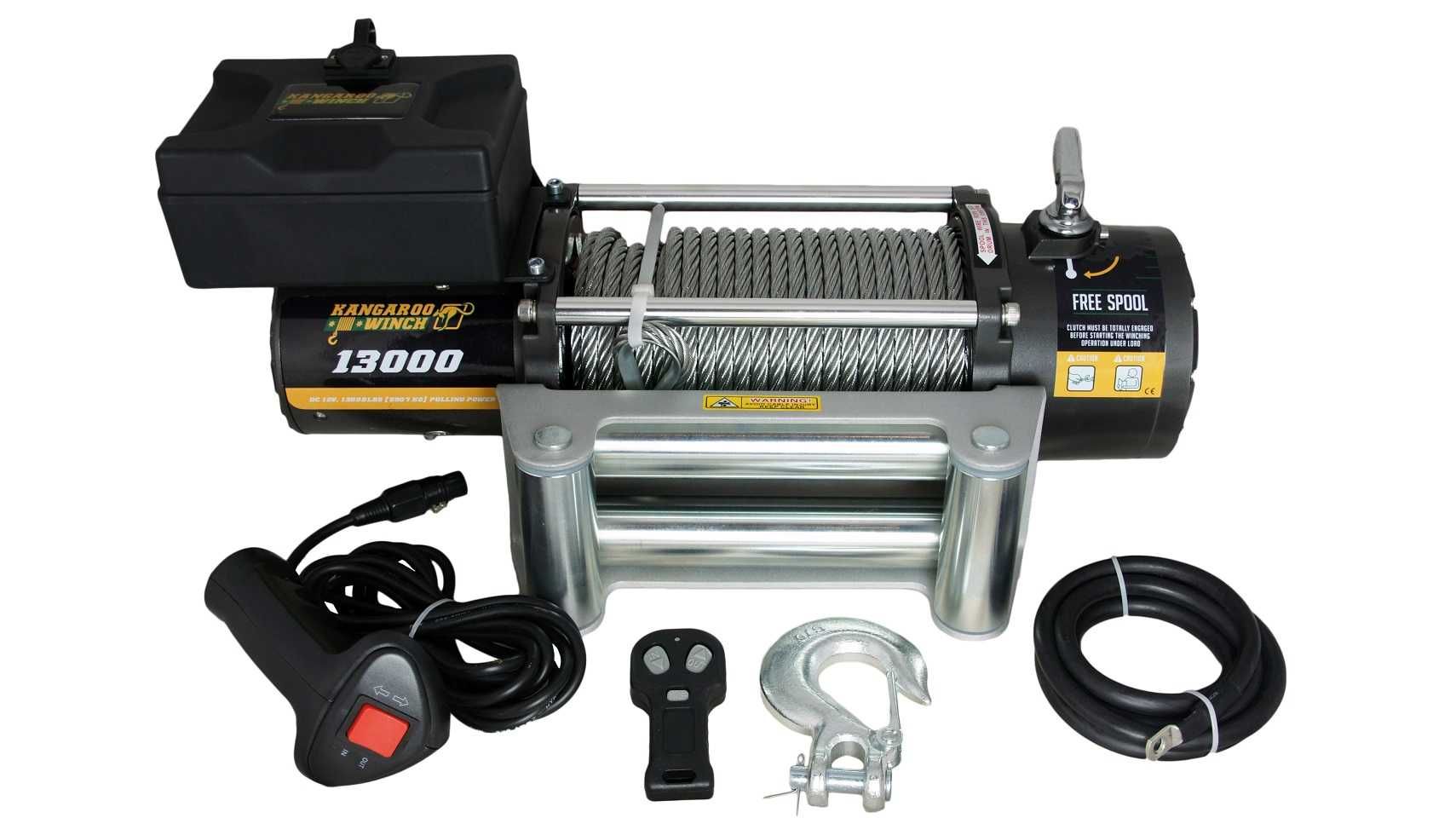 Лебедка KangarooWinch PowerWinch K13000 24V - пътна помощ