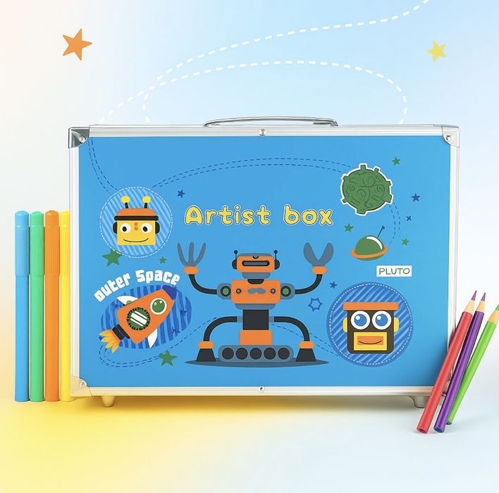 Творчески комплект за рисуване с изключително разнообразие от цветове