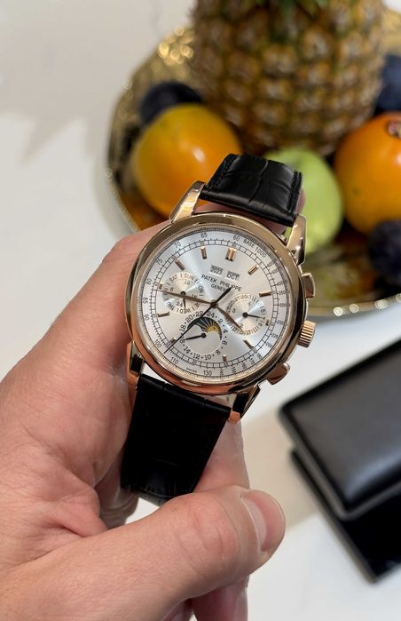 patek philippe perpetual calendar curea piele
