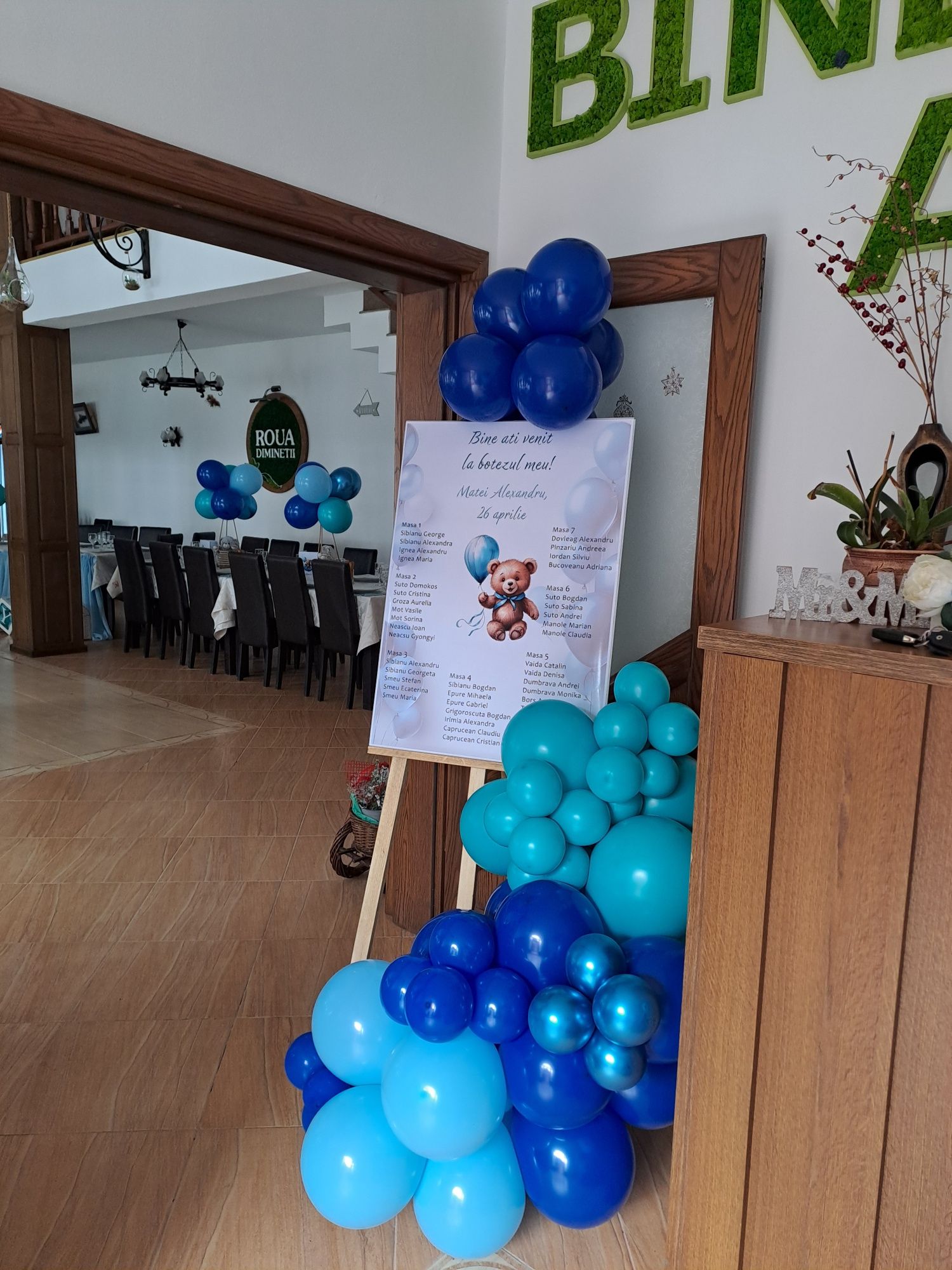 Arcada baloane botez