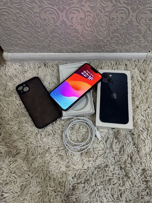 Айфон 13 Iphone 13 92 % АКБ Астана ВСЕ РАБОТАЕТ