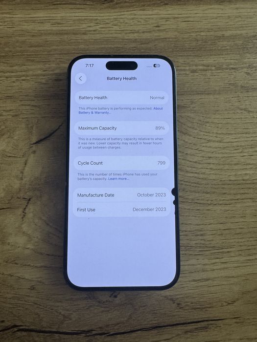 Iphone 15 Pro Blue Titanium