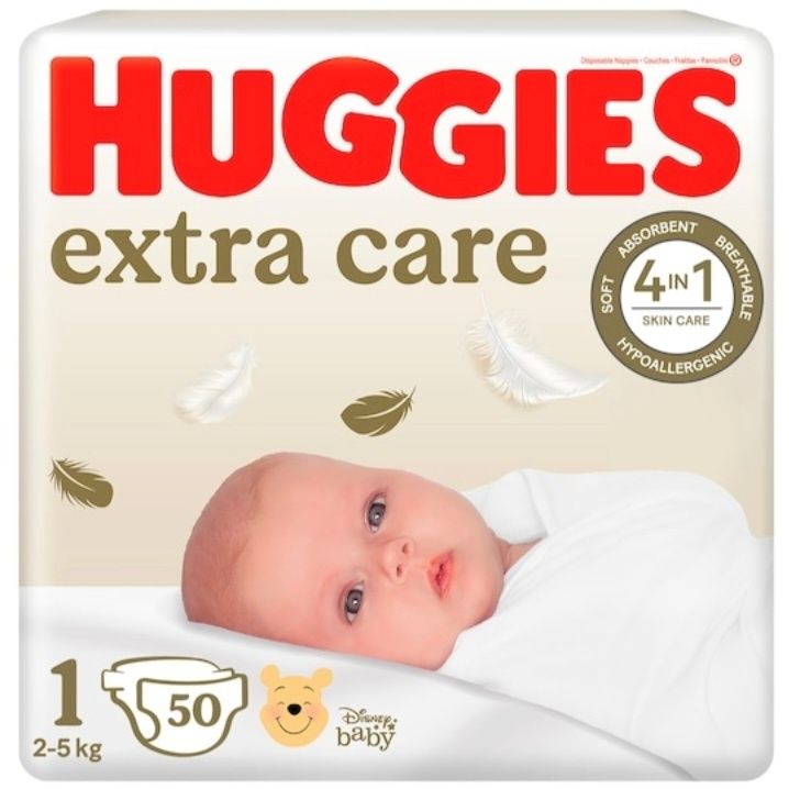 Vand scutece Huggies marimea nr 1 ( 50 bucati pe pachet)