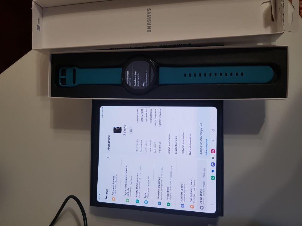 Samsung Z fold 4 + Galaxy Watch 5 44mm LTE