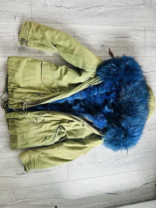 Яке елек и парка естествен косъм от лисица