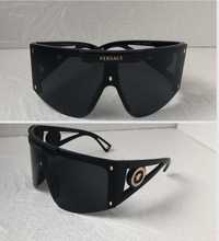 Versace Мъжки Дамски слънчеви очила маска черни бели розови  VE 4393