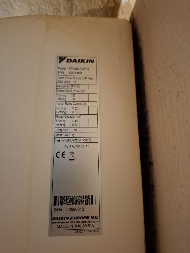 Климатик Daikin18ка
