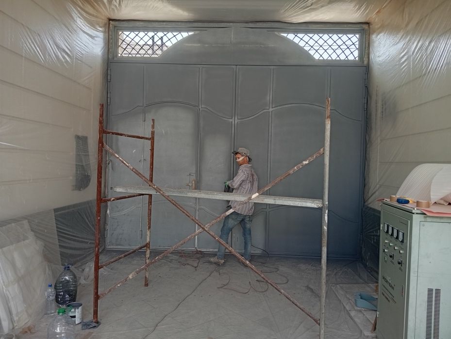 Ремонт реставрация изготовление Ворот покраска Дарвоза Darvoza тамирла