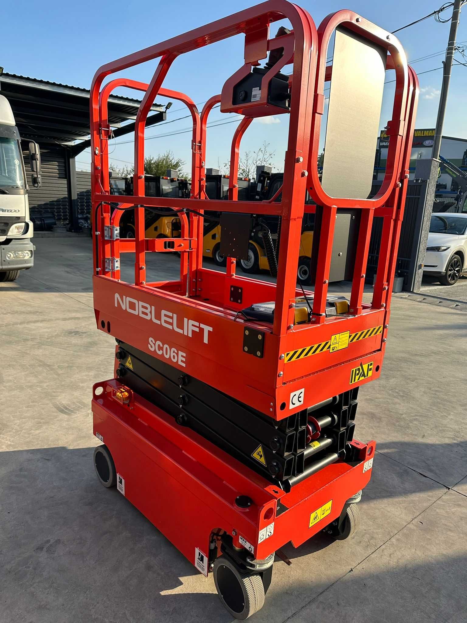 Nacela electrica tip foarfeca, Noua NOBLELIFT (JLG) SC06E - STOC