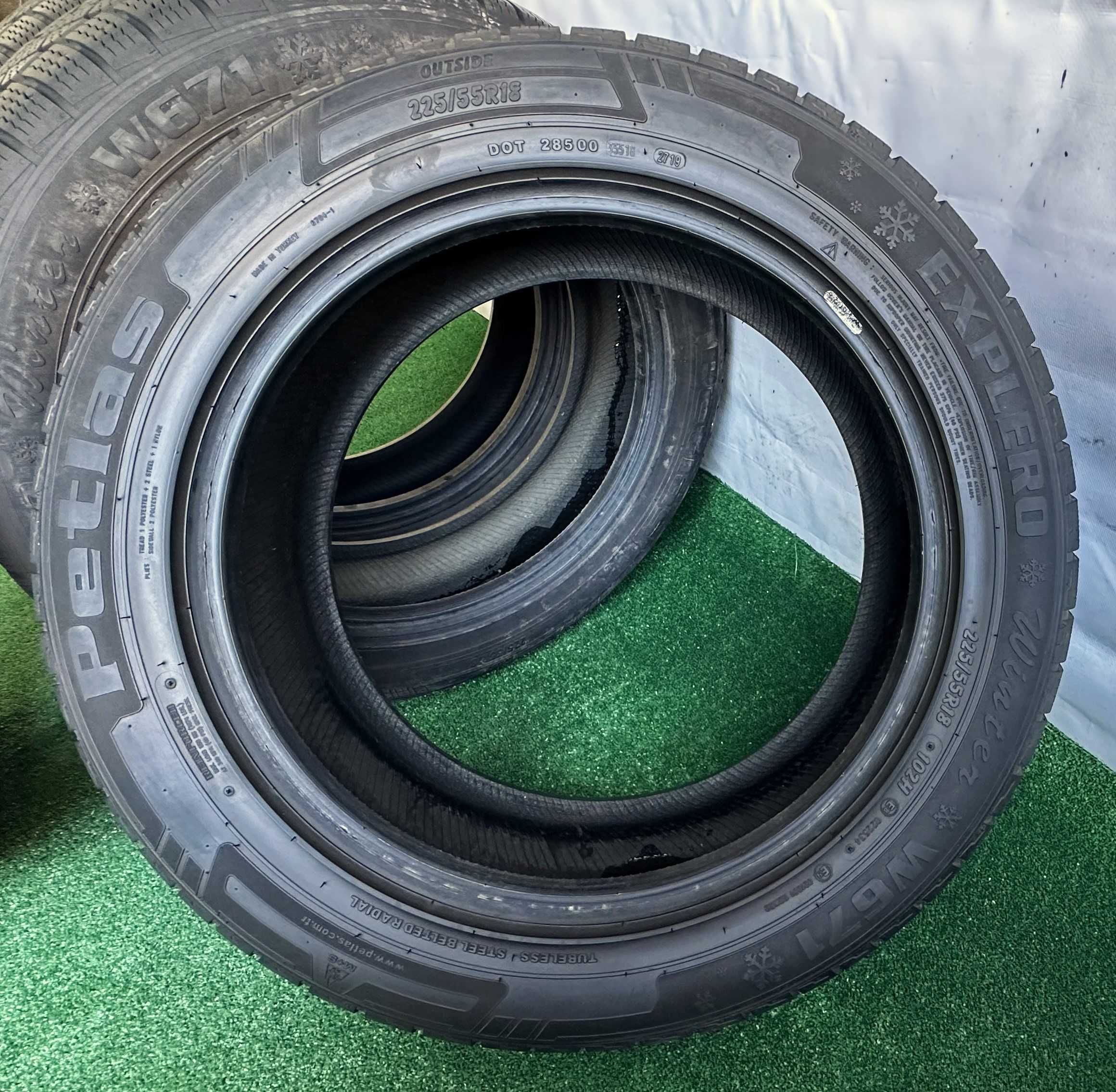 4бр 225/55r18 PETLAS EXPLERO зимни