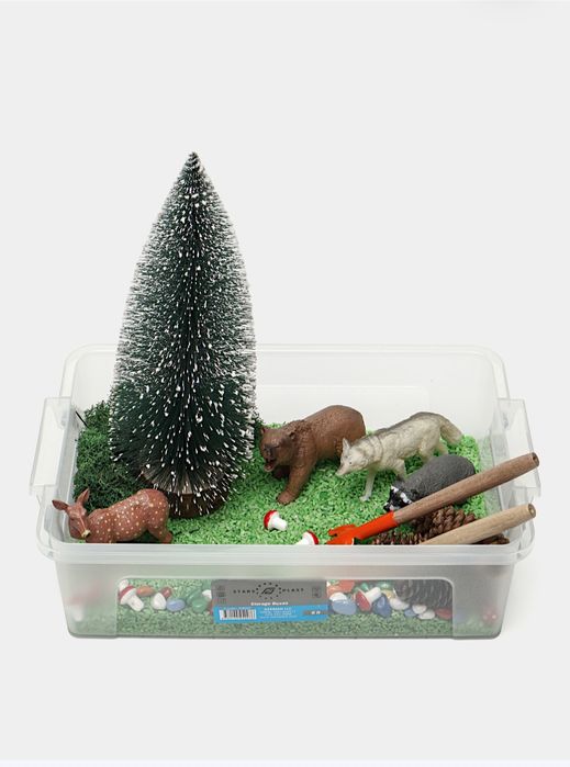 Развивающая сенсорная коробка "Лес"