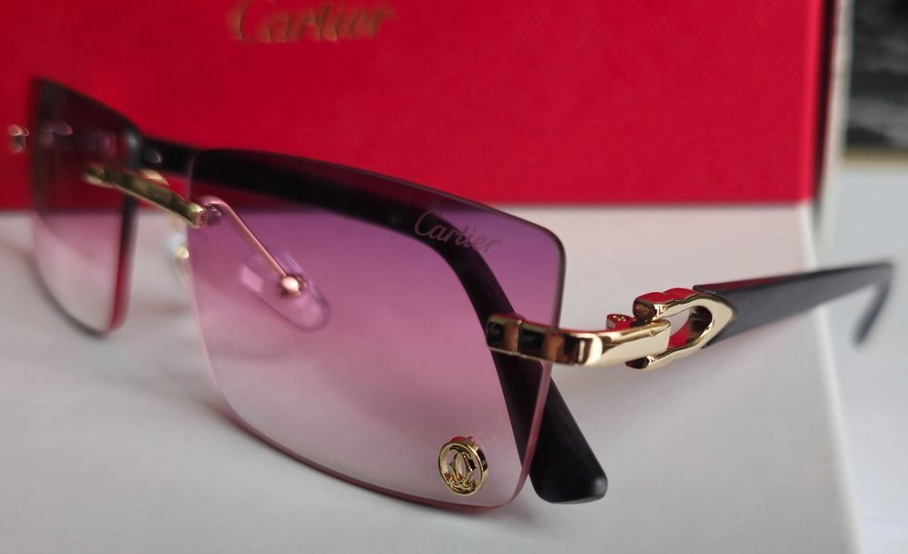 Ochelari de soare Cartier Horn Pink