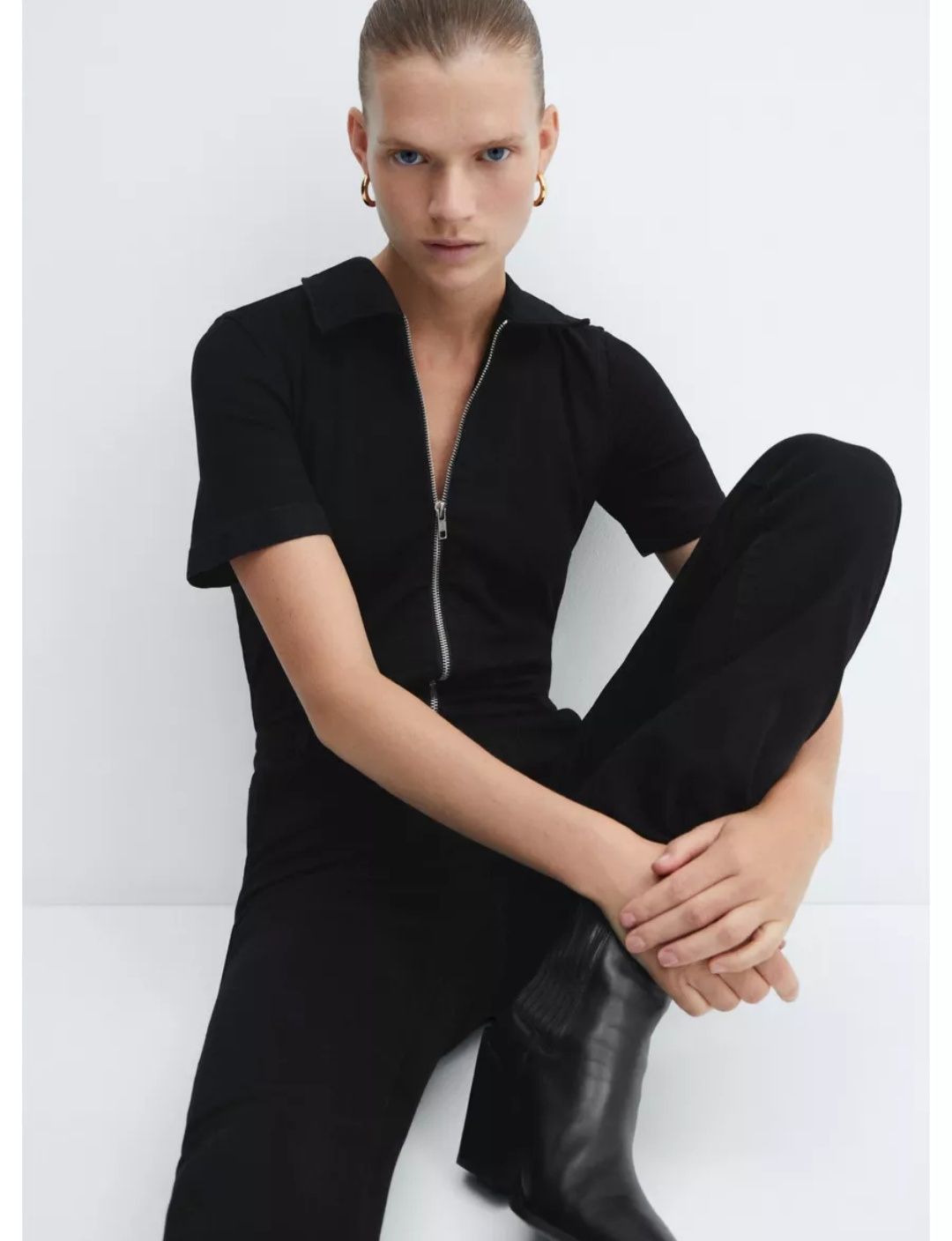 Джинсовый комбинезон от Mango. M