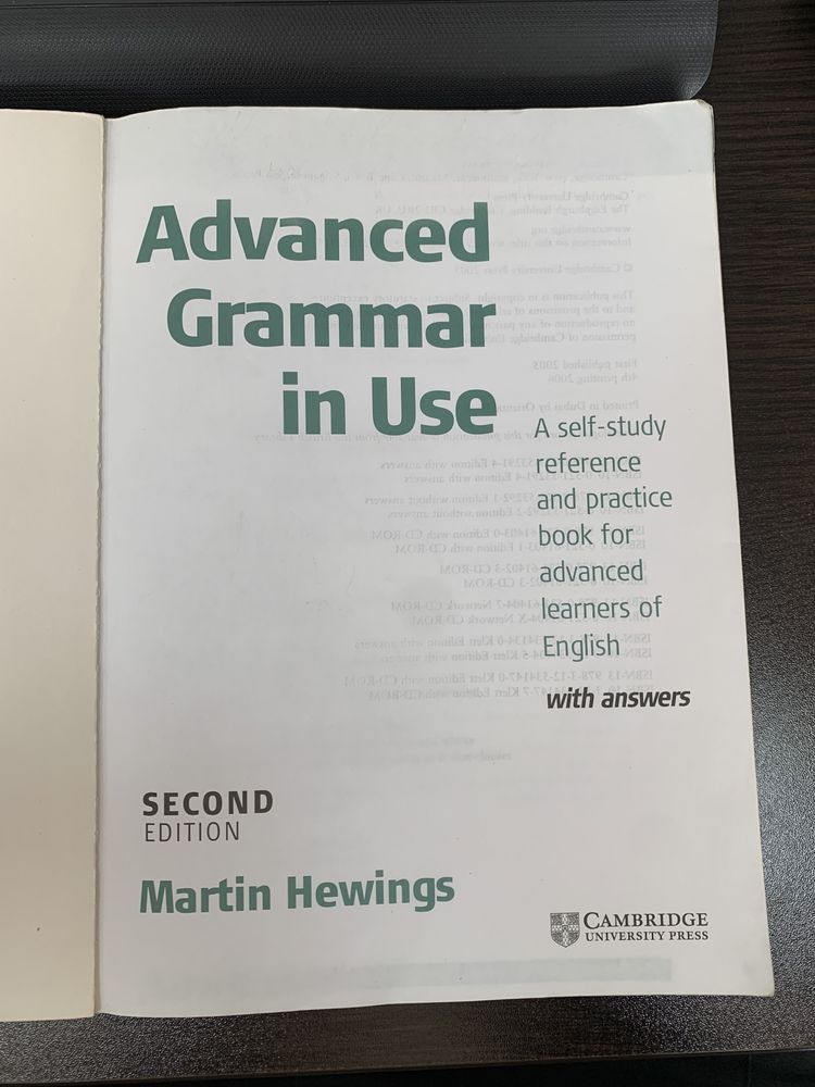 Продается книга Advanced grammar in use, second edition