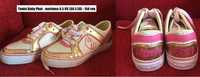 Tenisi Baby Phat (stil Converse) roz galben auriu alb - import SUA 37