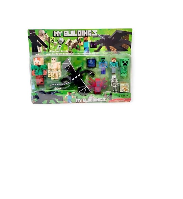 Set 10 figurine Minecraft- My Buldings