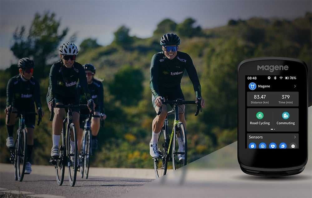 Велокомпютър Magene C606, GPS, сензорен екран 2.8", водоустойчив →