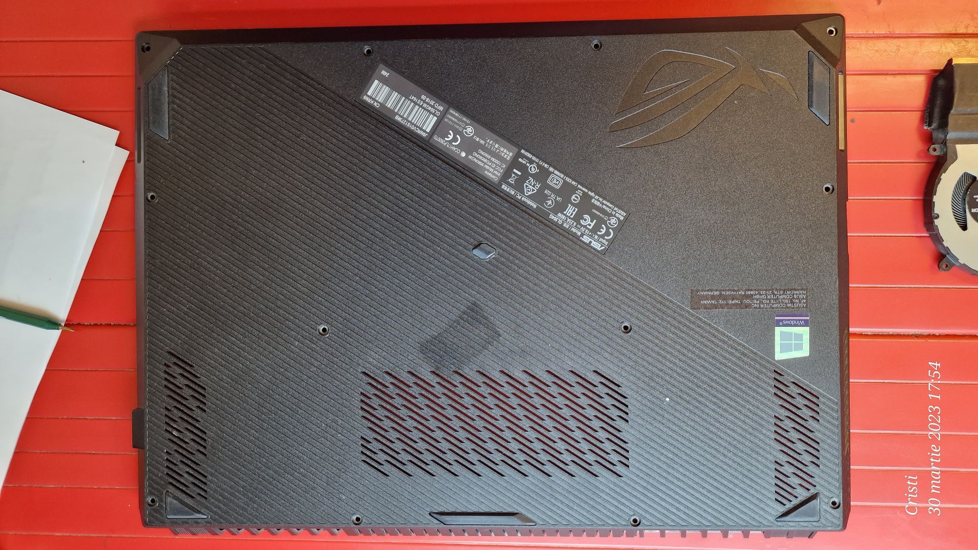 Capac inferior laptop Asus ROG GL504G