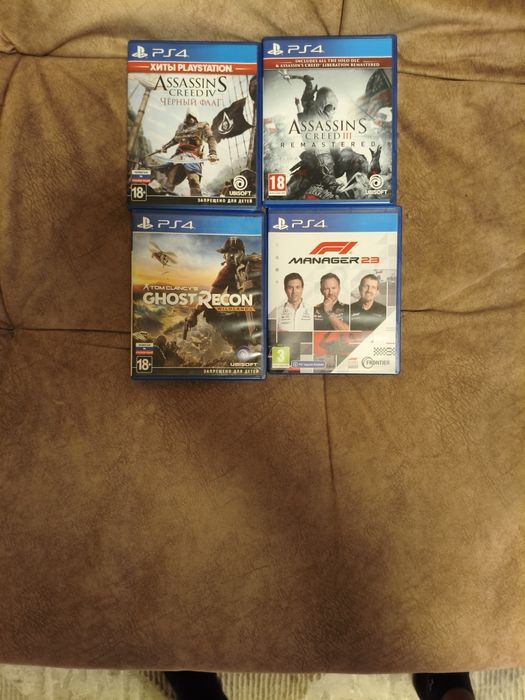 Продаю игры на пс4 в хорошем состоянии с гарантией