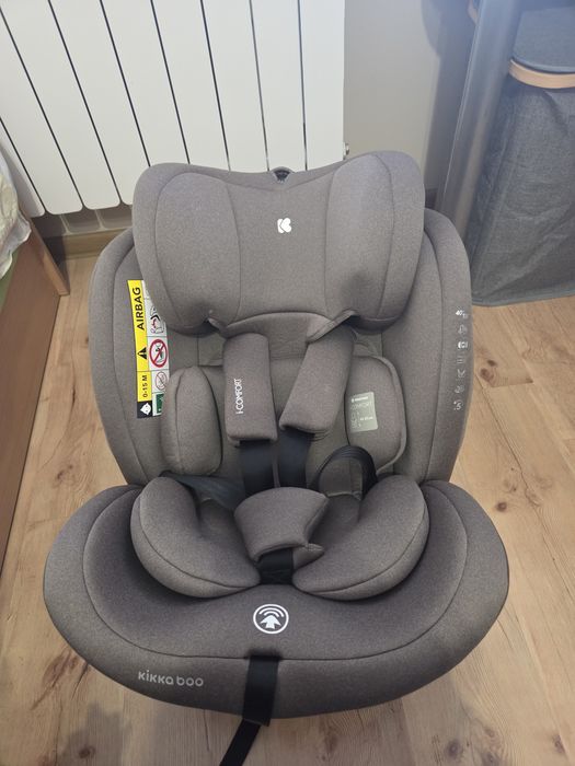 Стол за кола Kikka Boo I-SIZE I-COMFORT 360° ISOFIX (40-150 см) кафяво
